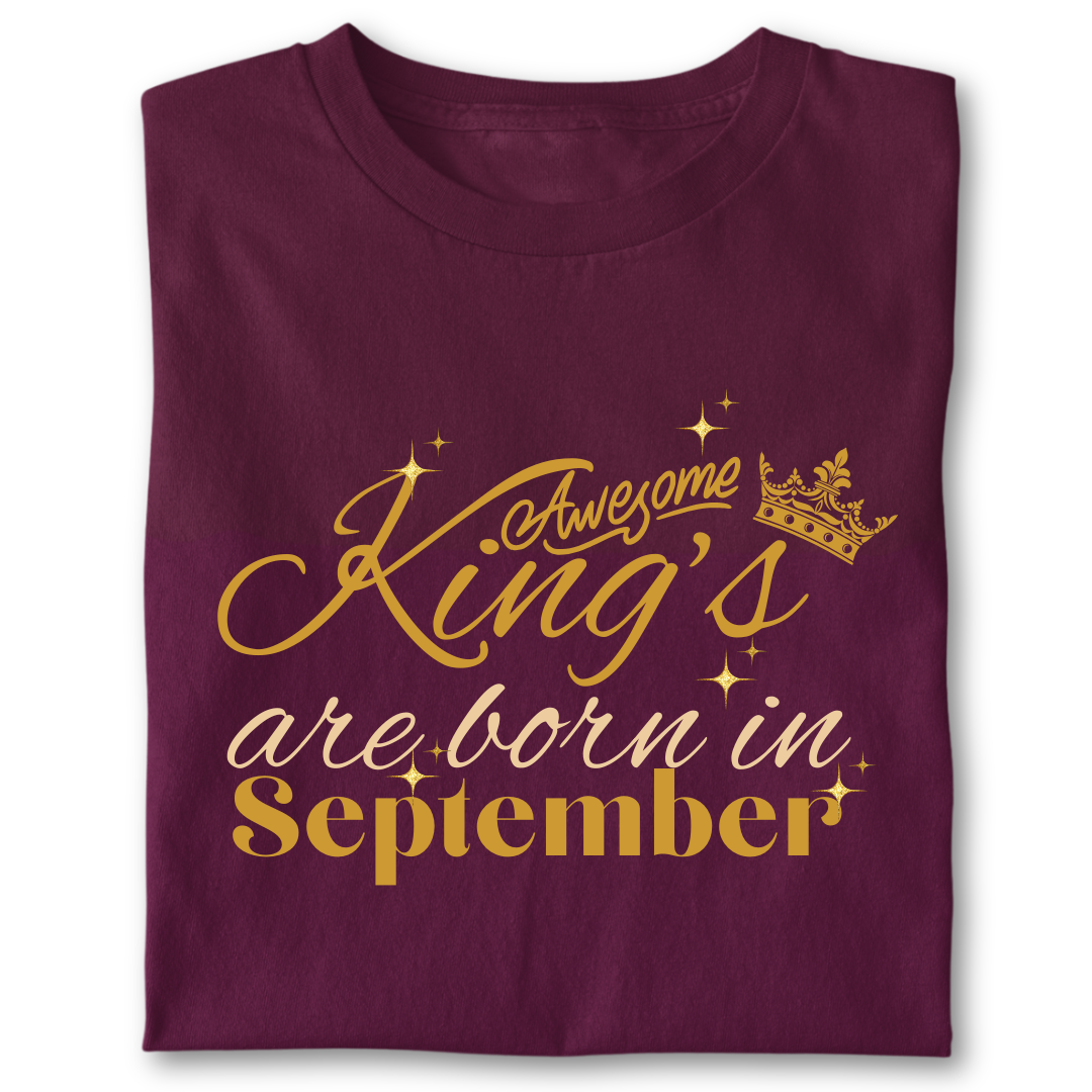 Awesome king are born in September