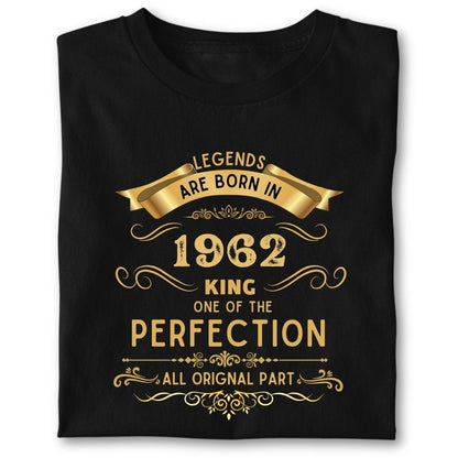 LEGENDS ARE BORN IN 1962 KING GOLDEN