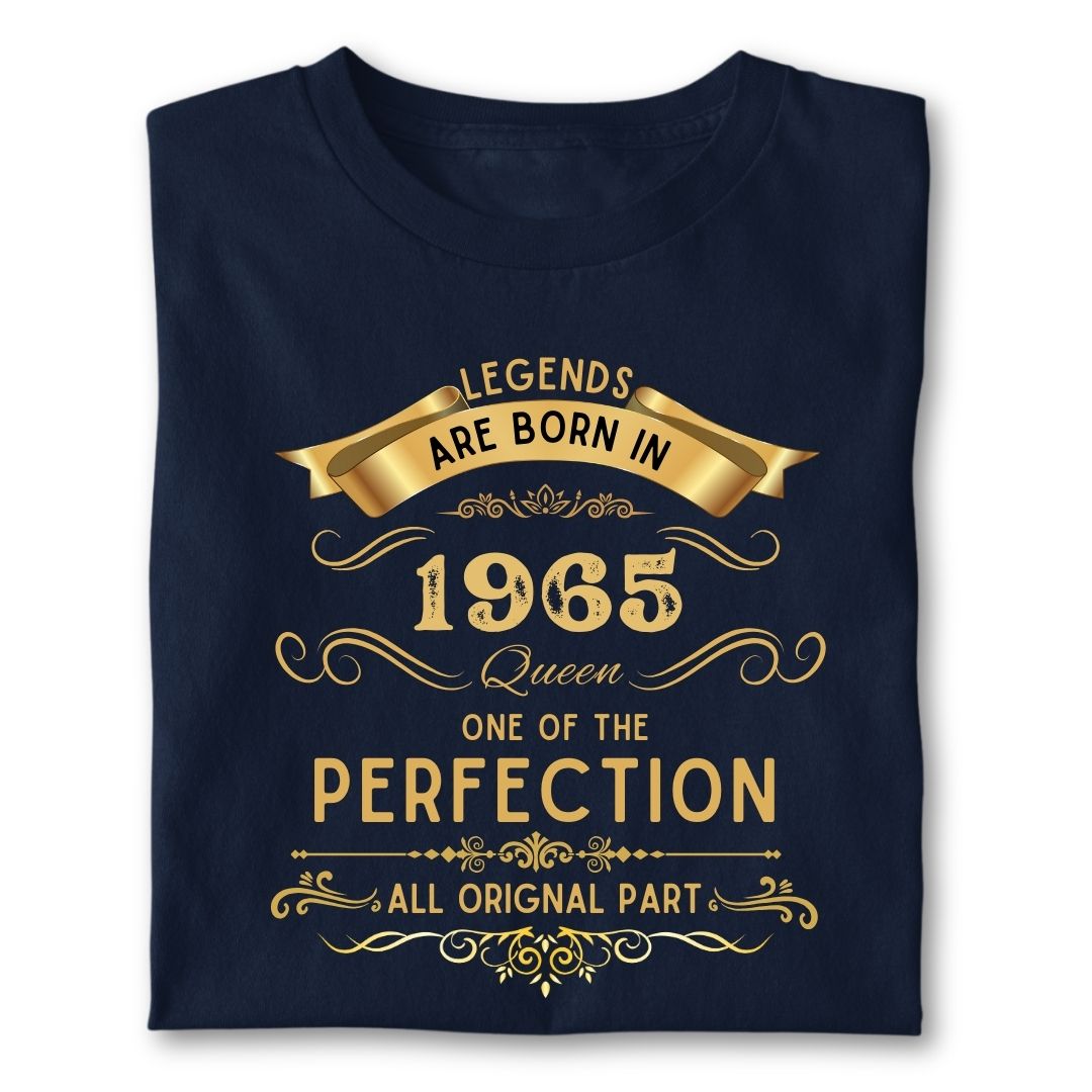 LEGENDS ARE BORN IN 1965 QUEEN GOLDEN