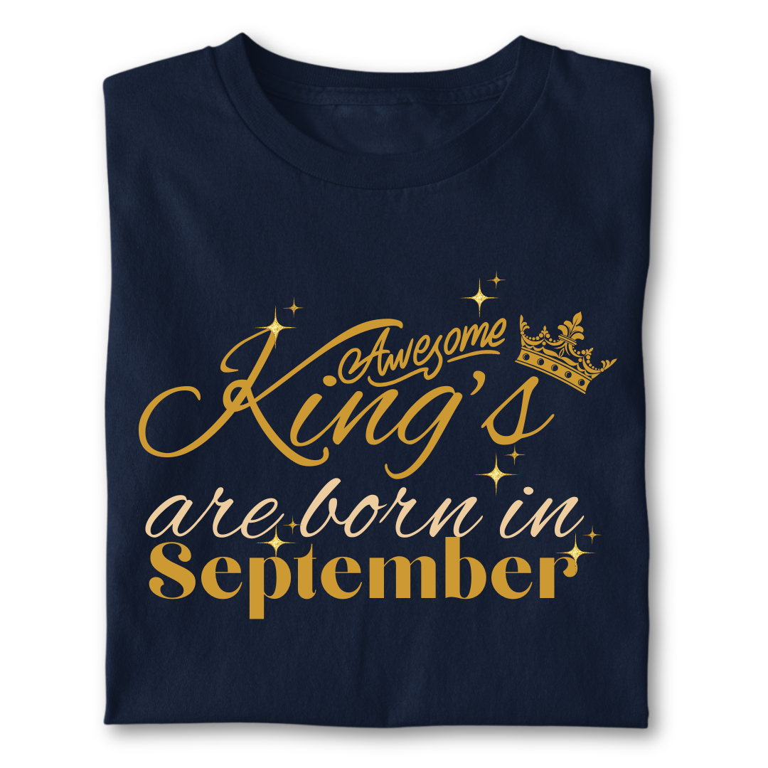 Awesome king are born in September