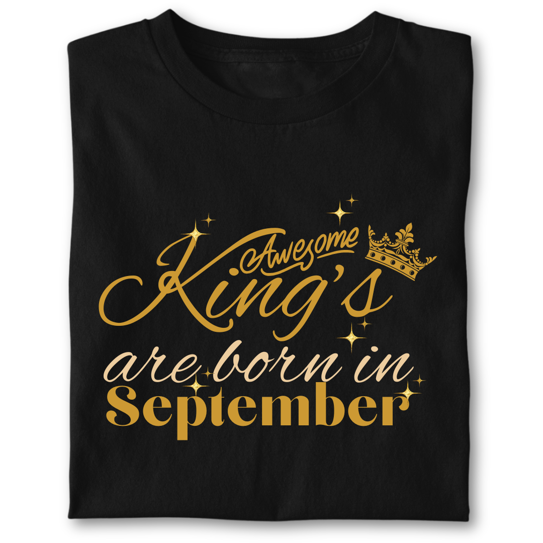 Awesome king are born in September