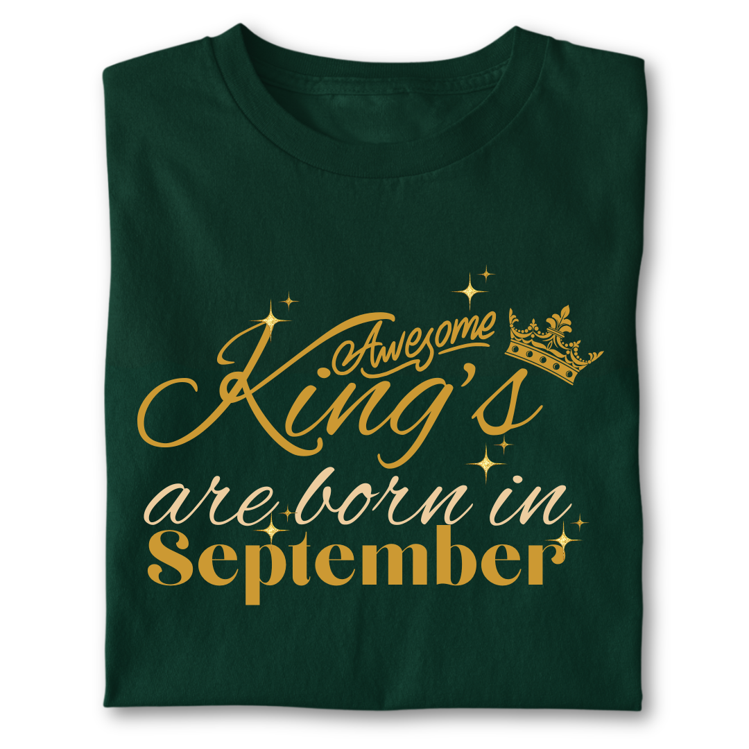 Awesome king are born in September