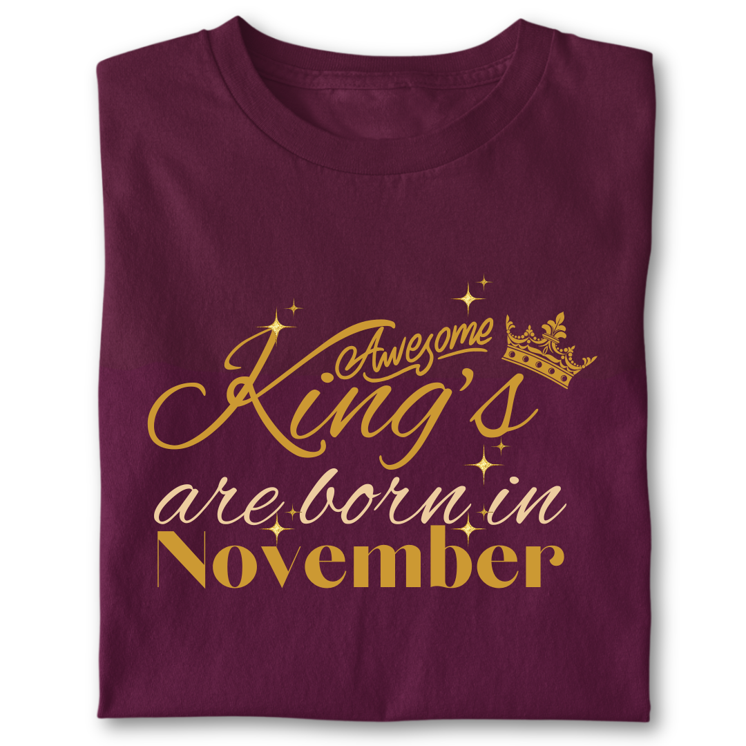 Awesome king are born in November