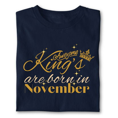 Awesome king are born in November