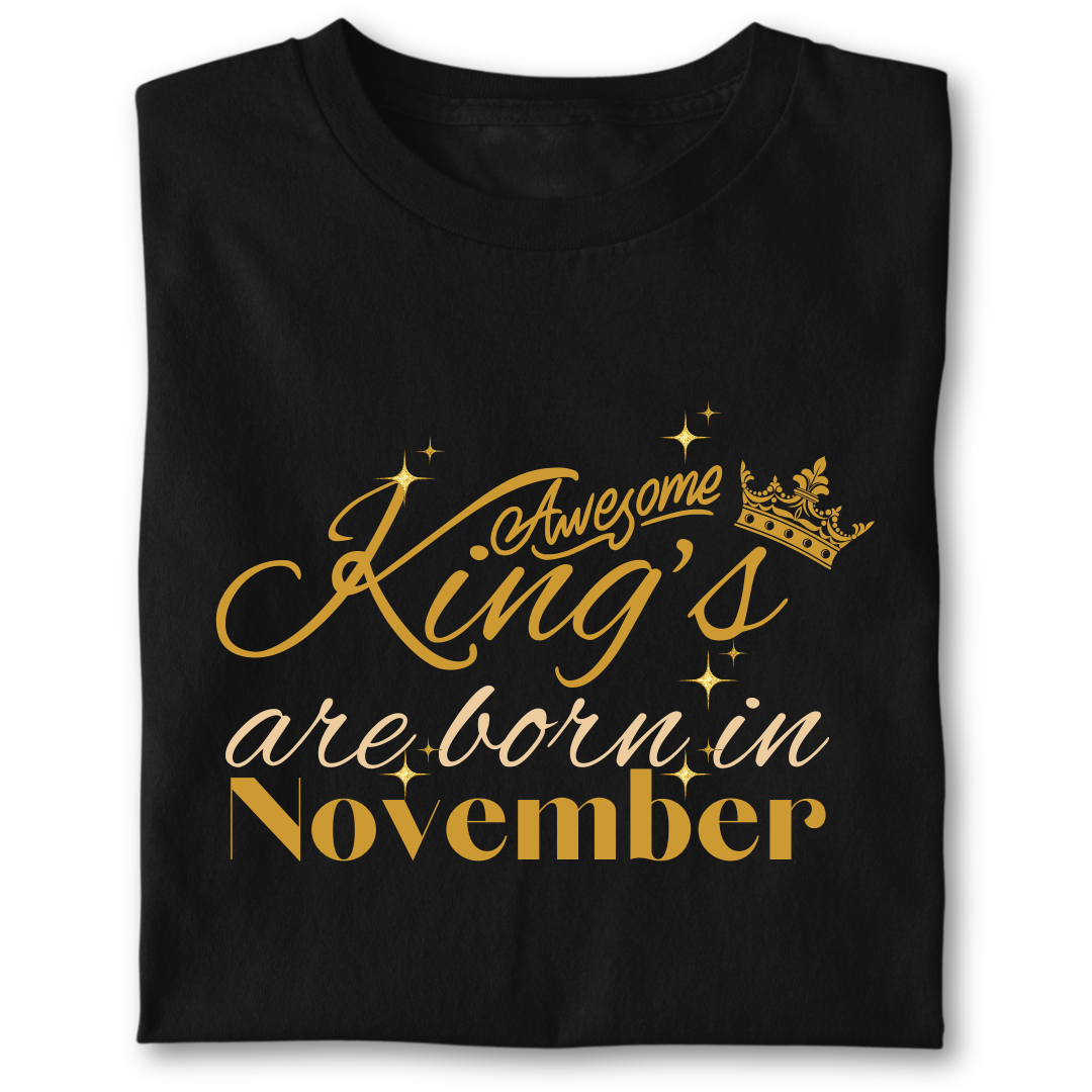 Awesome king are born in November