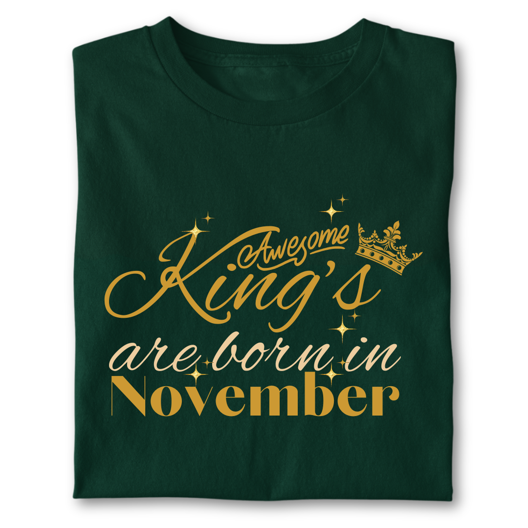 Awesome king are born in November