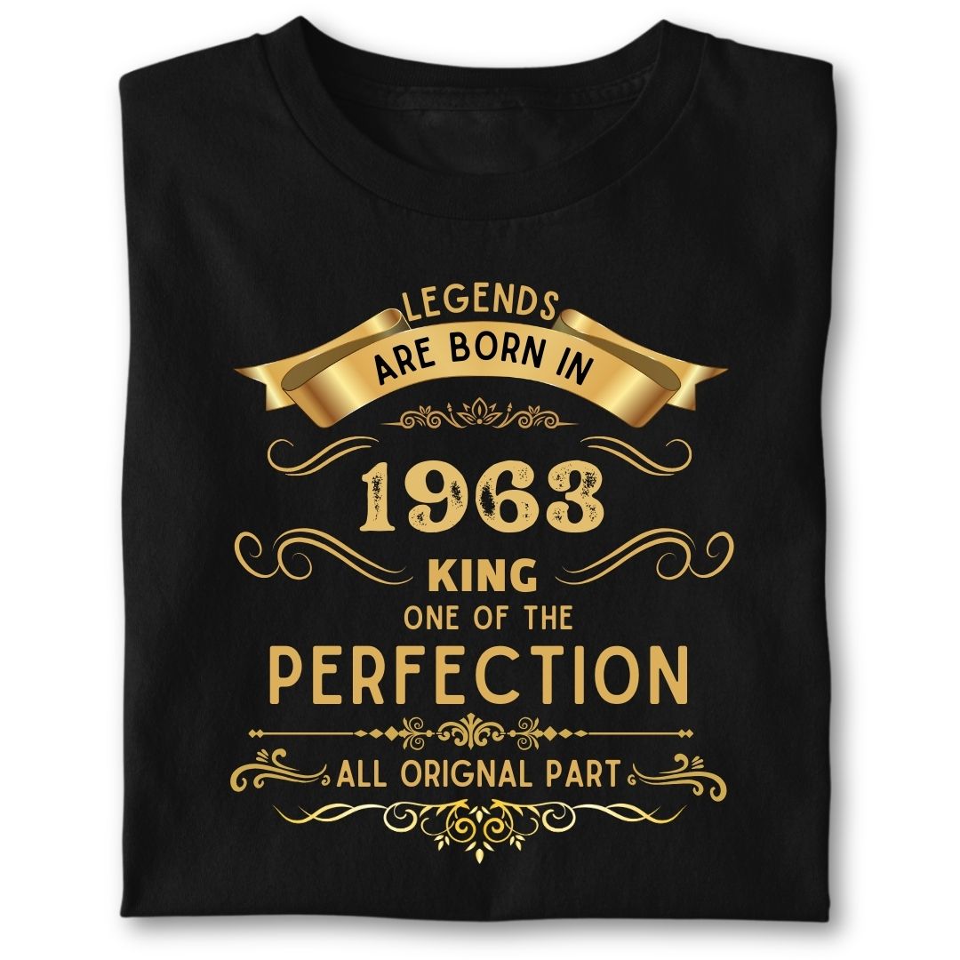 LEGENDS ARE BORN IN 1963 KING GOLDEN