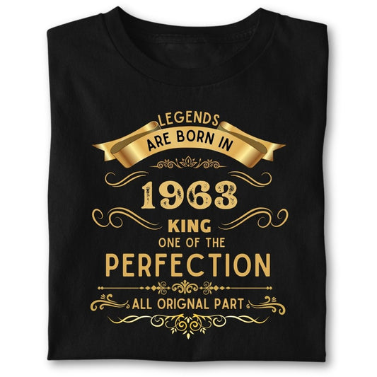 LEGENDS ARE BORN IN 1963 KING GOLDEN