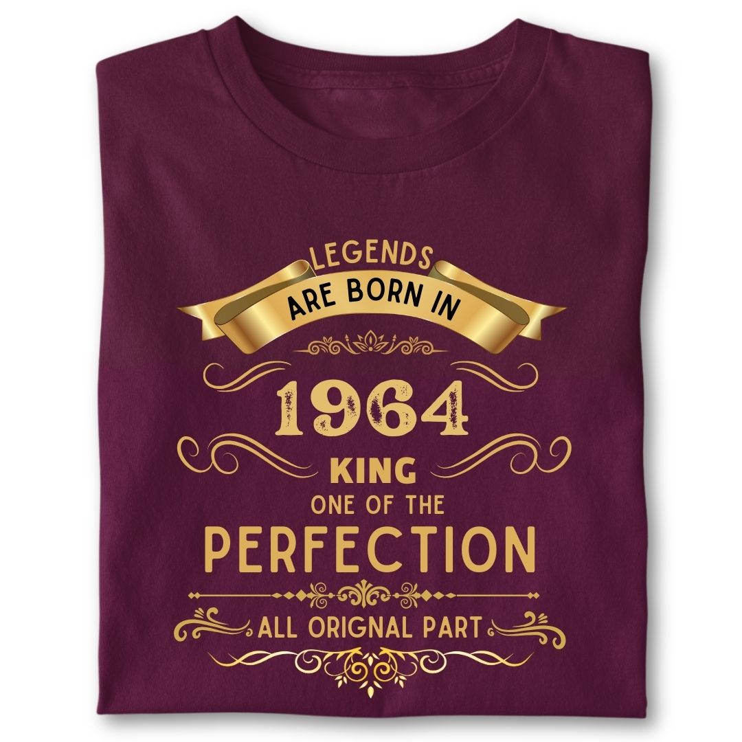 LEGENDS ARE BORN IN 1964 KING GOLDEN
