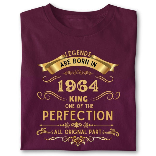 LEGENDS ARE BORN IN 1964 KING GOLDEN