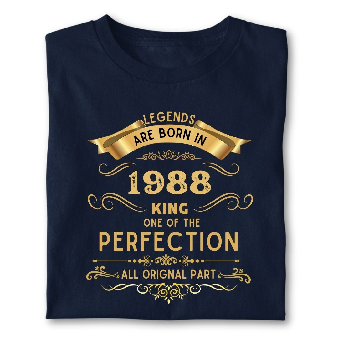 LEGENDS ARE BORN IN 1988 KING GOLDEN