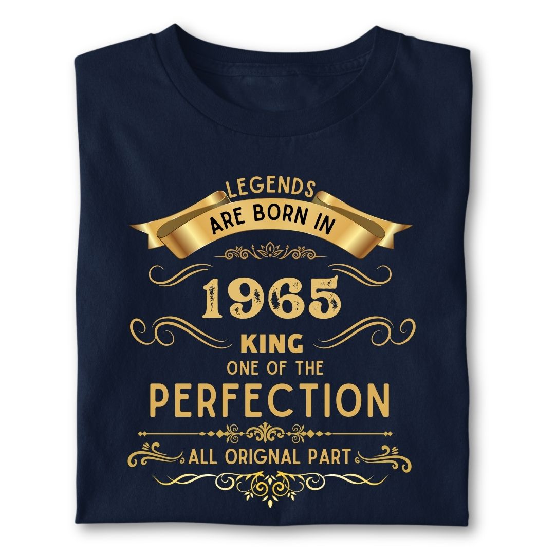 LEGENDS ARE BORN IN 1965 KING GOLDEN