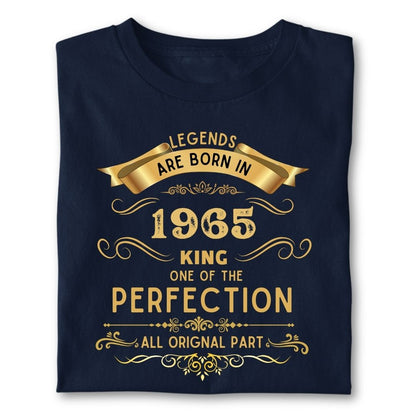 LEGENDS ARE BORN IN 1965 KING GOLDEN
