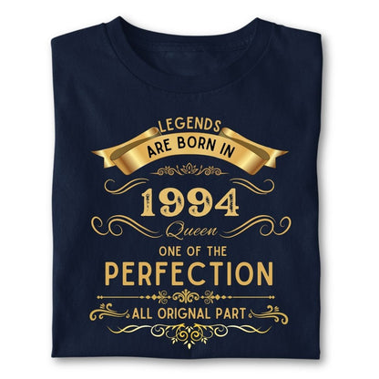 LEGENDS ARE BORN IN 1994 QUEEN GOLDEN