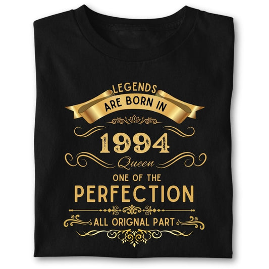 LEGENDS ARE BORN IN 1994 QUEEN GOLDEN