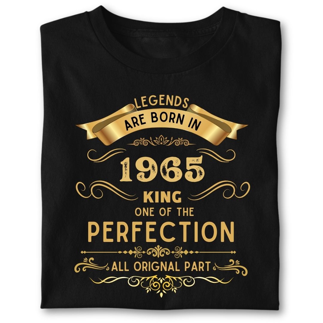 LEGENDS ARE BORN IN 1965 KING GOLDEN