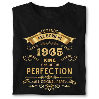 LEGENDS ARE BORN IN 1965 KING GOLDEN