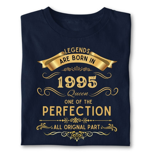 LEGENDS ARE BORN IN 1995 QUEEN GOLDEN