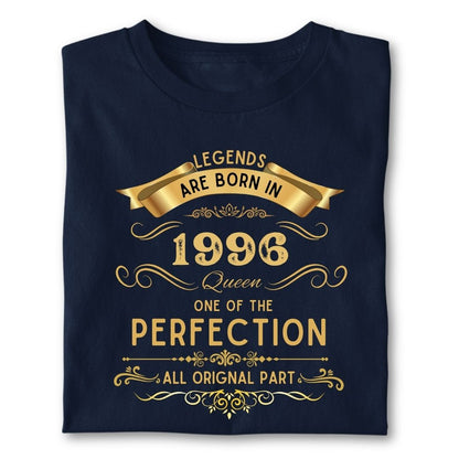 LEGENDS ARE BORN IN 1996 QUEEN GOLDEN