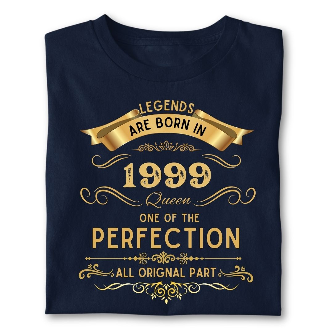 LEGENDS ARE BORN IN 1999 QUEEN GOLDEN