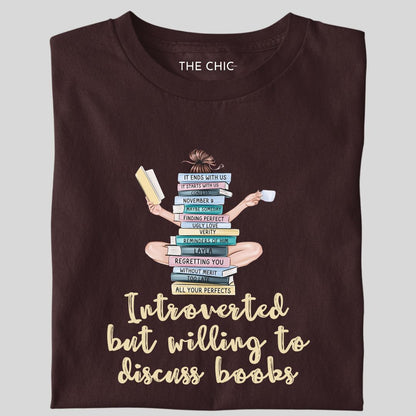 WILLING TO DISCUSS BOOK