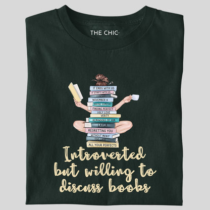 WILLING TO DISCUSS BOOK