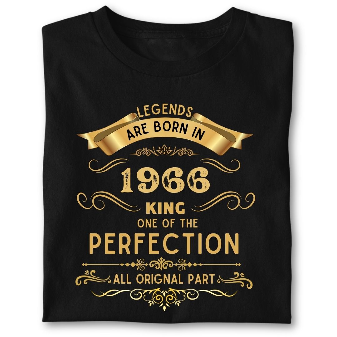 LEGENDS ARE BORN IN 1966 KING GOLDEN