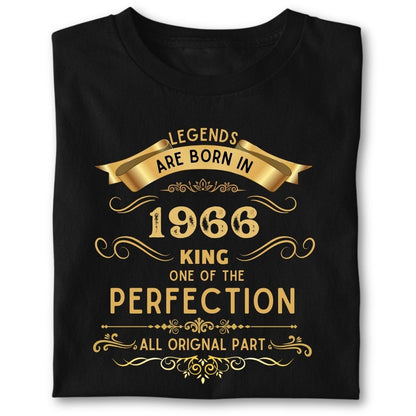 LEGENDS ARE BORN IN 1966 KING GOLDEN