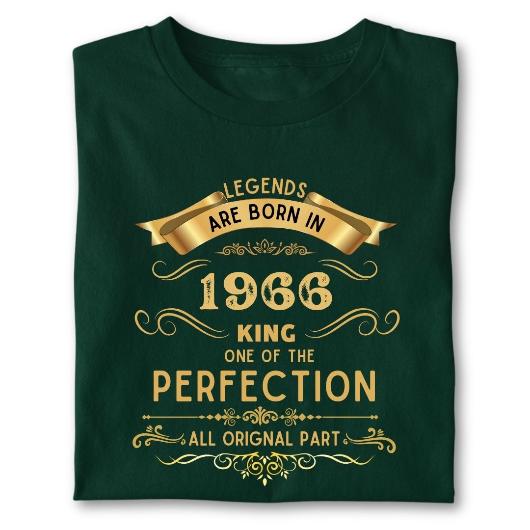 LEGENDS ARE BORN IN 1966 KING GOLDEN