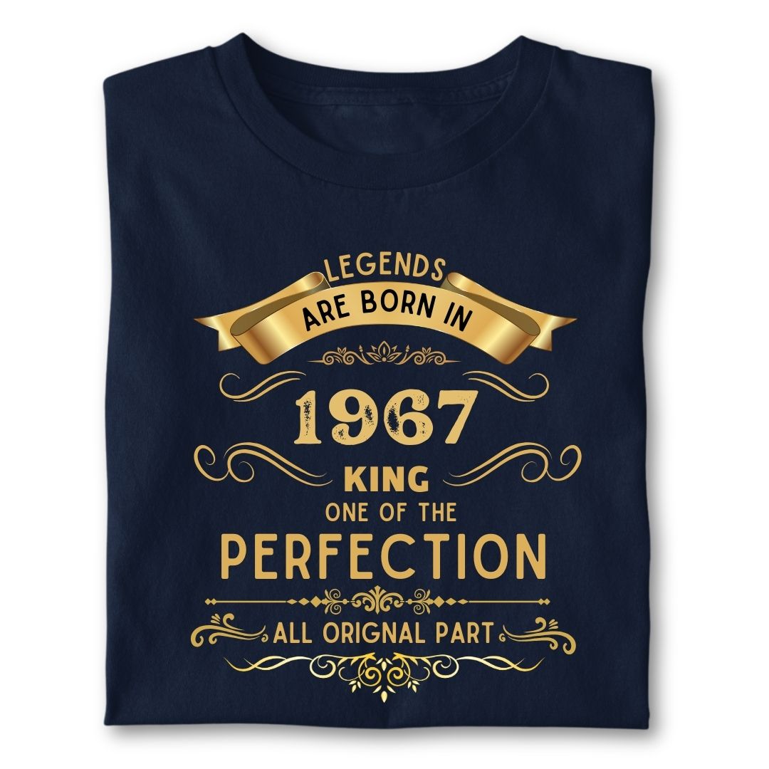 LEGENDS ARE BORN IN 1967 KING GOLDEN