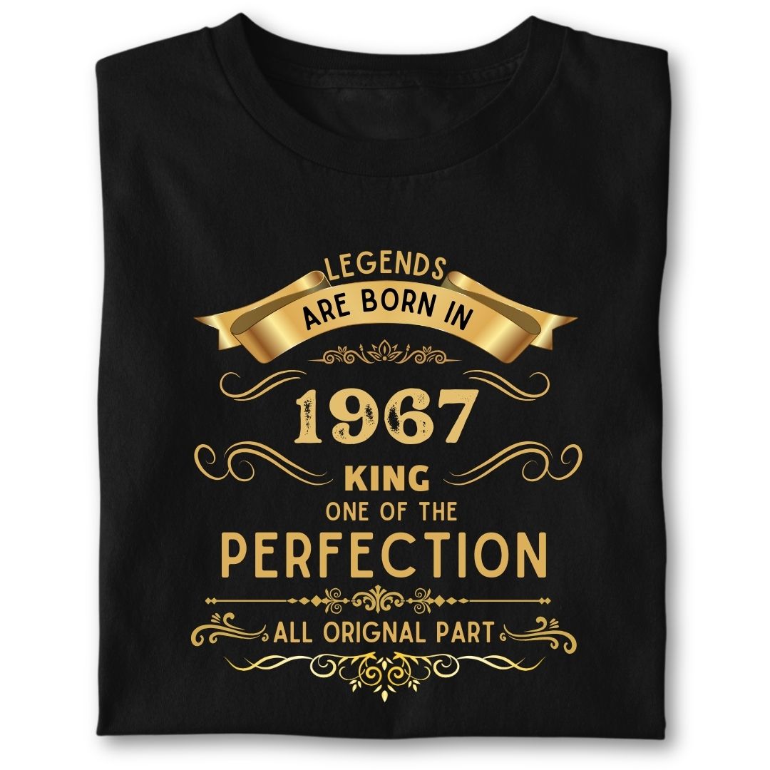 LEGENDS ARE BORN IN 1967 KING GOLDEN