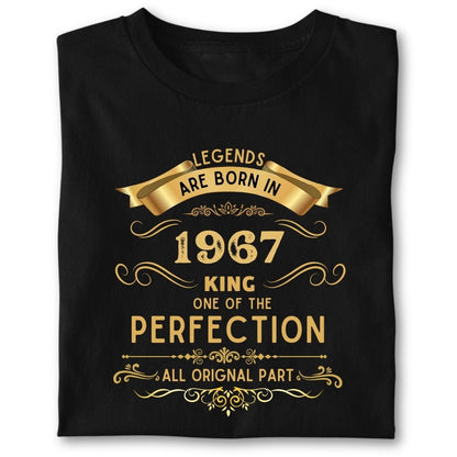 LEGENDS ARE BORN IN 1967 KING GOLDEN