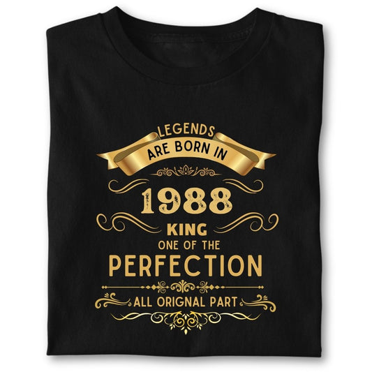 LEGENDS ARE BORN IN 1988 KING GOLDEN