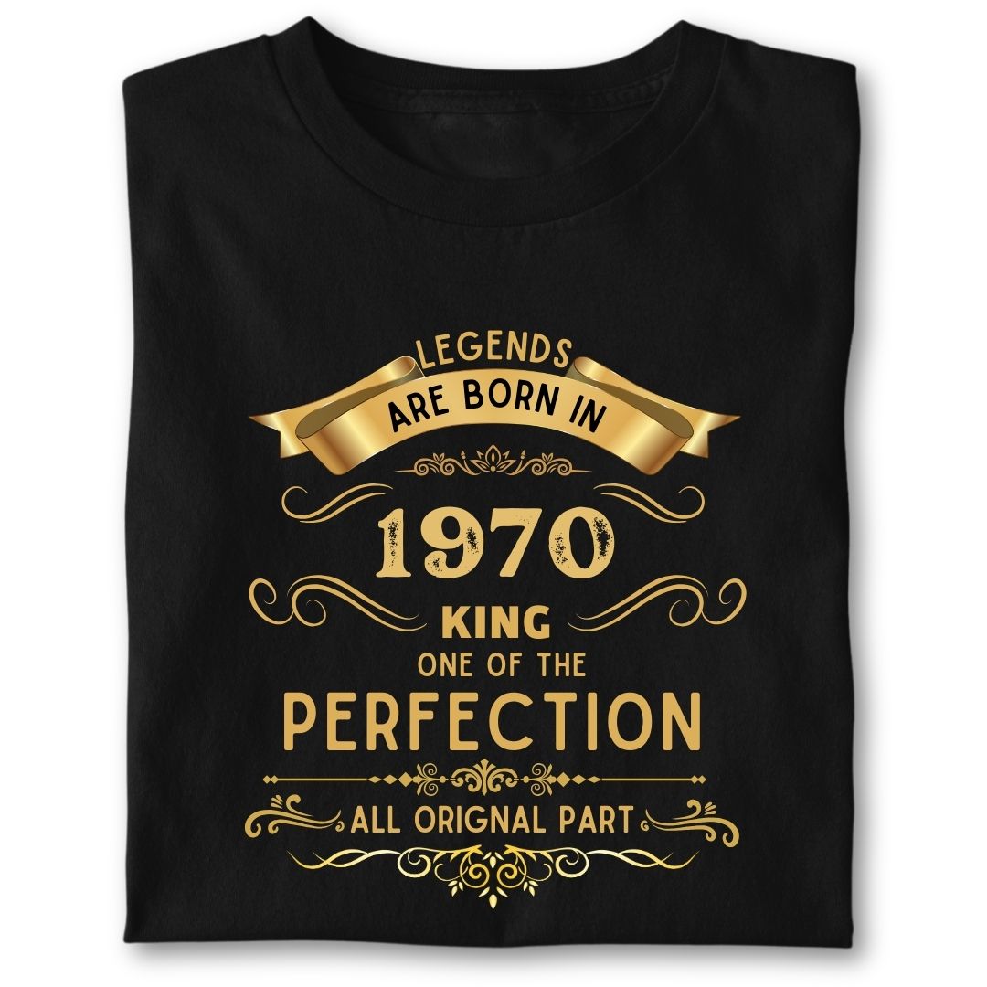 LEGENDS ARE BORN IN 1970 KING GOLDEN