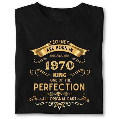 LEGENDS ARE BORN IN 1970 KING GOLDEN