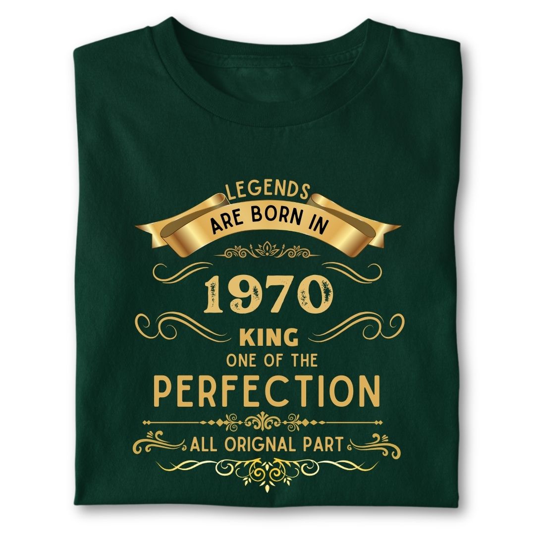 LEGENDS ARE BORN IN 1970 KING GOLDEN