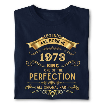 LEGENDS ARE BORN IN 1973 KING GOLDEN
