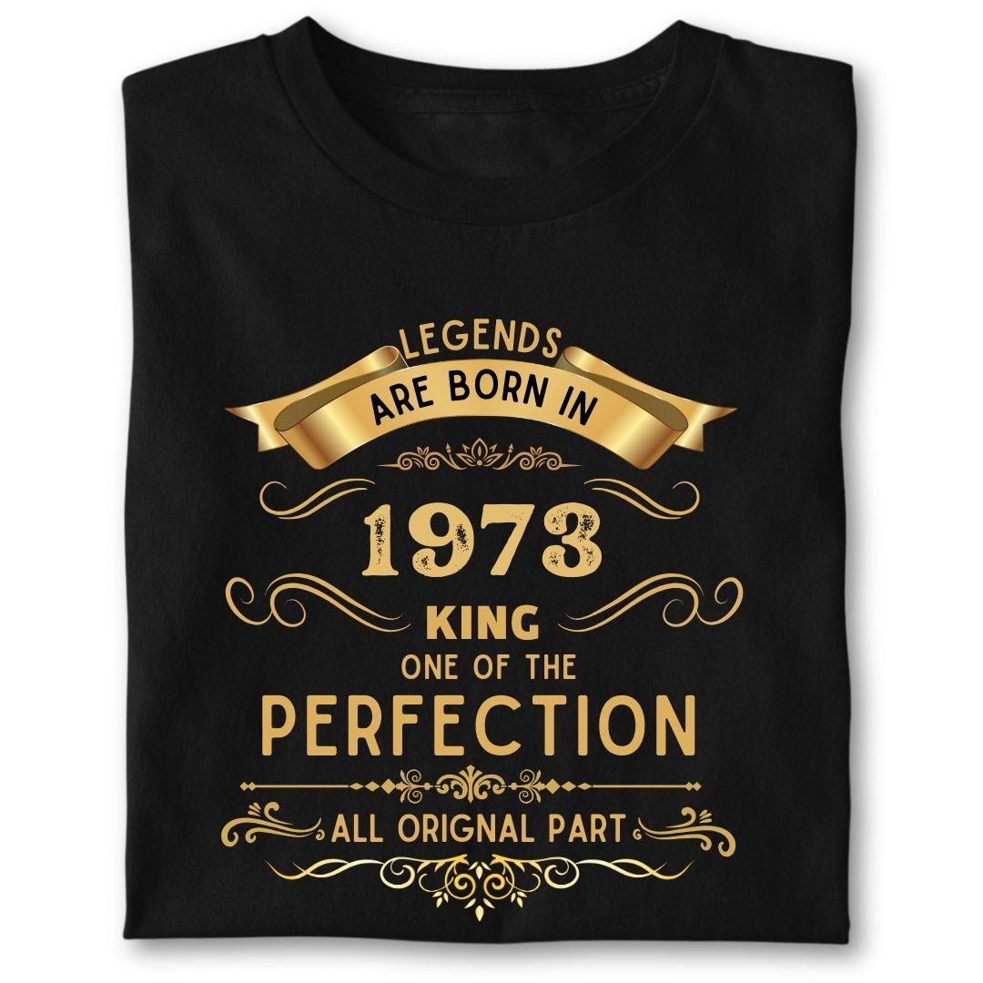 LEGENDS ARE BORN IN 1973 KING GOLDEN