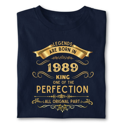 LEGENDS ARE BORN IN 1989 KING GOLDEN