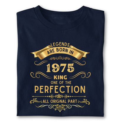 LEGENDS ARE BORN IN 1975 KING GOLDEN