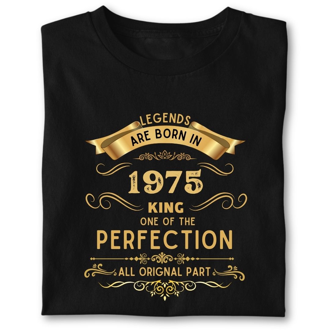 LEGENDS ARE BORN IN 1975 KING GOLDEN