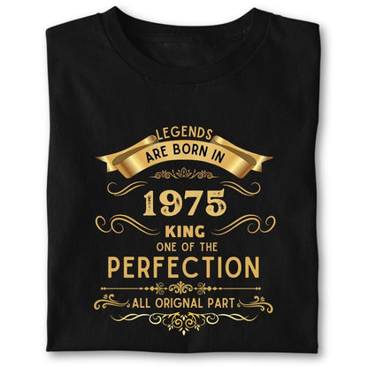 LEGENDS ARE BORN IN 1975 KING GOLDEN