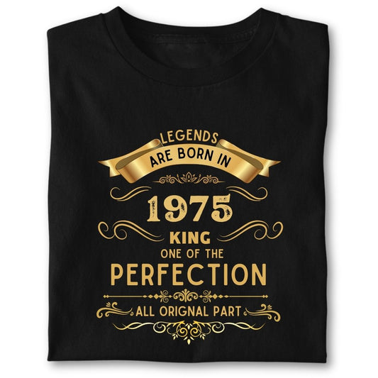 LEGENDS ARE BORN IN 1975 KING GOLDEN