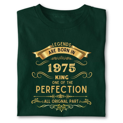 LEGENDS ARE BORN IN 1975 KING GOLDEN