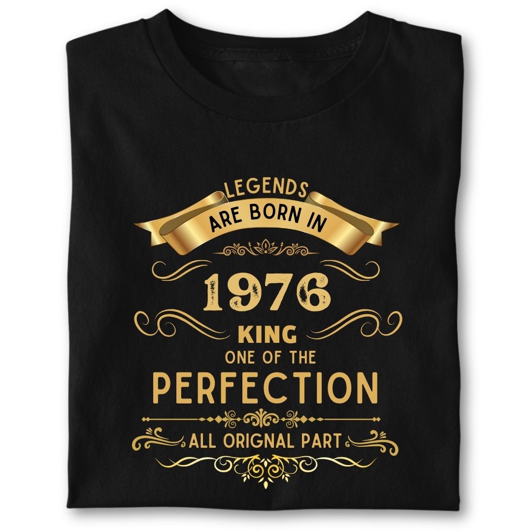 LEGENDS ARE BORN IN 1976 KING GOLDEN