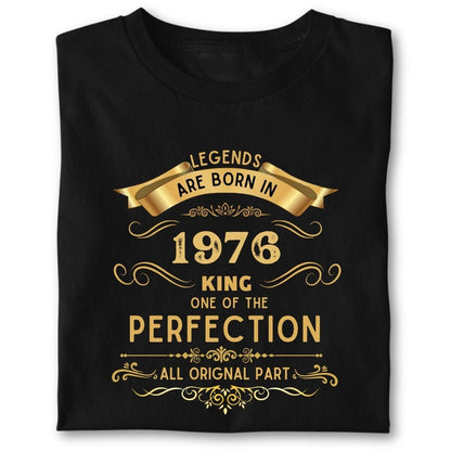LEGENDS ARE BORN IN 1976 KING GOLDEN