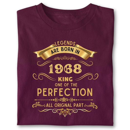LEGENDS ARE BORN IN 1968 KING GOLDEN